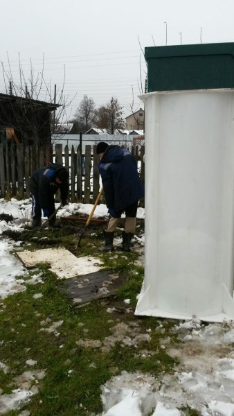 Котлован под Септик евробион Котлован под Септик евробион